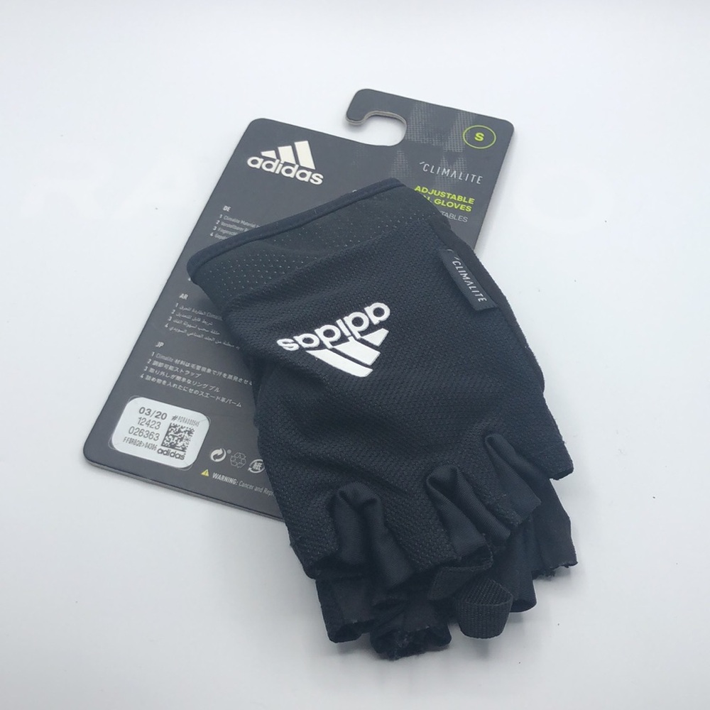 Adidas Climalite adjustable essential gloves Size S